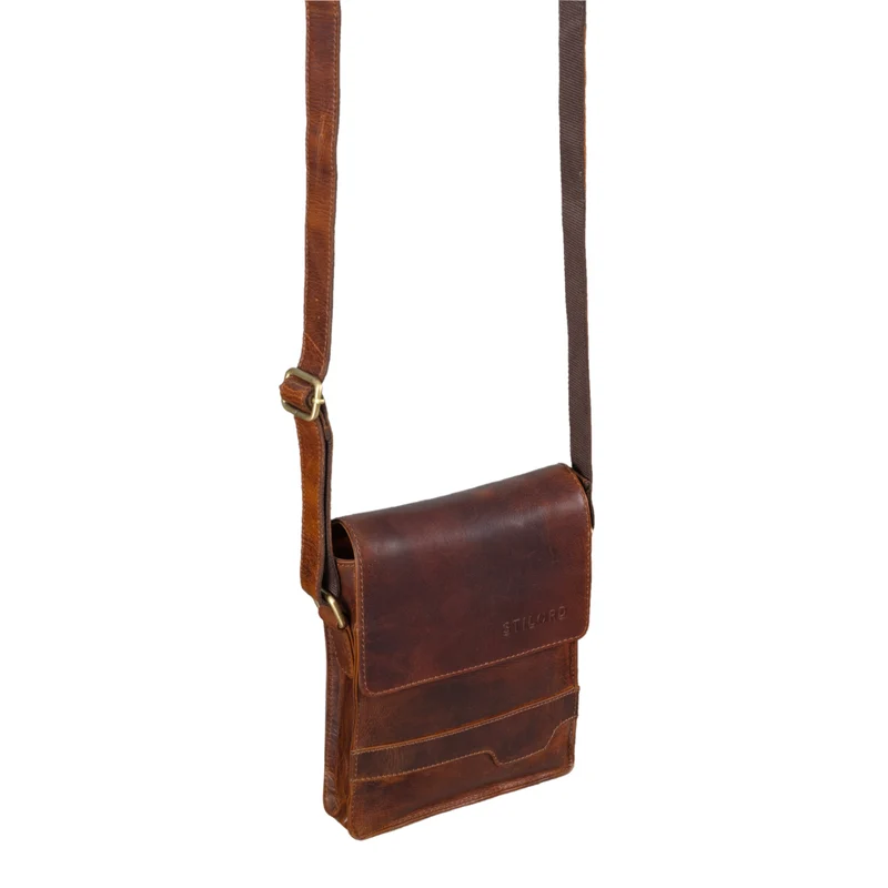 "Sven" Herrenhandtasche Leder Umhängetasche