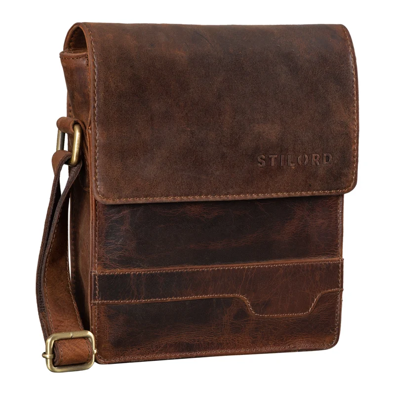 "Sven" Herrenhandtasche Leder Umhängetasche