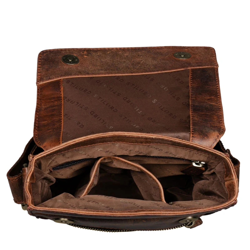 "Steve" Kleine Herren Tasche Leder