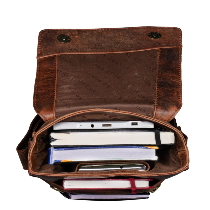 "Steve" Kleine Herren Tasche Leder