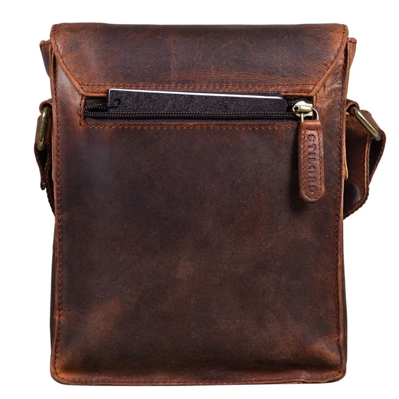 "Steve" Kleine Herren Tasche Leder