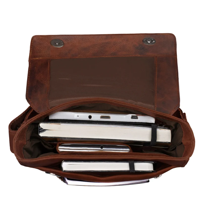"Steve" Kleine Herren Tasche Leder