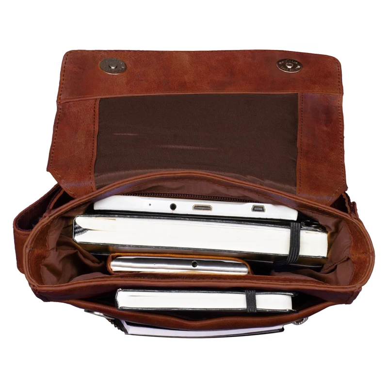 "Steve" Kleine Herren Tasche Leder