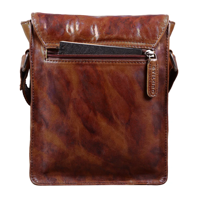 "Steve" Kleine Herren Tasche Leder