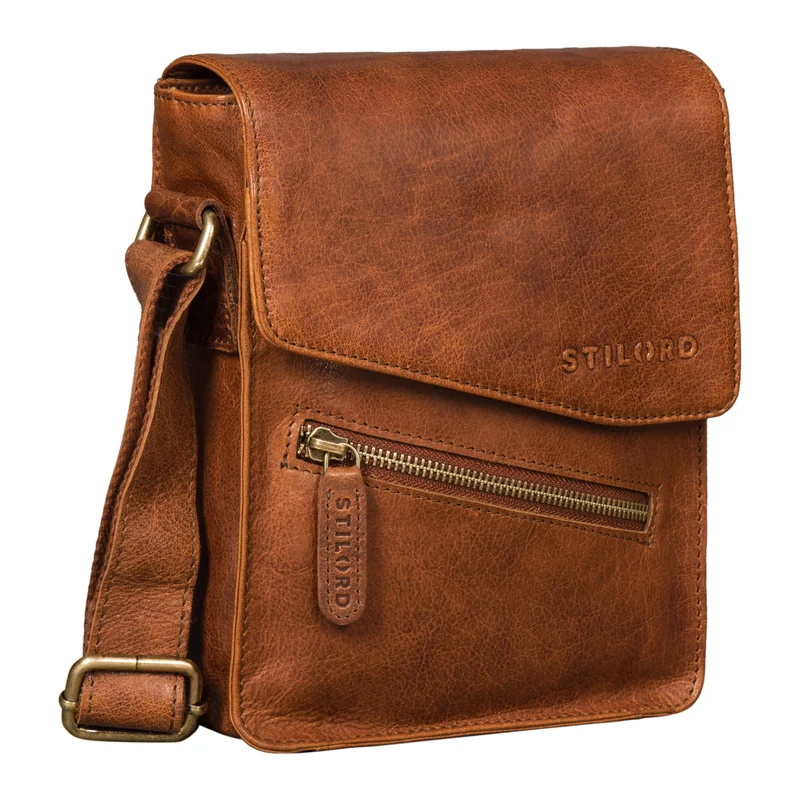 "Steve" Kleine Herren Tasche Leder