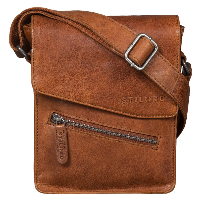 "Steve" Kleine Herren Tasche Leder