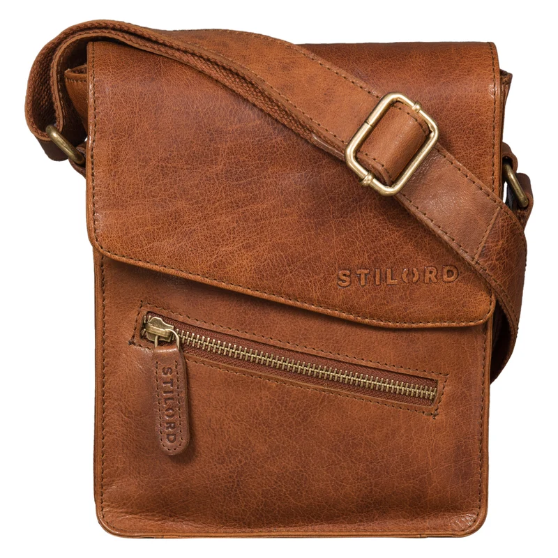 "Steve" Kleine Herren Tasche Leder