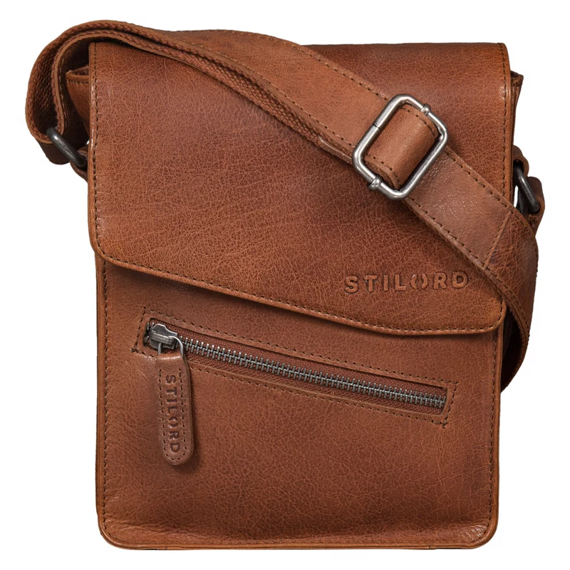 "Steve" Kleine Herren Tasche Leder