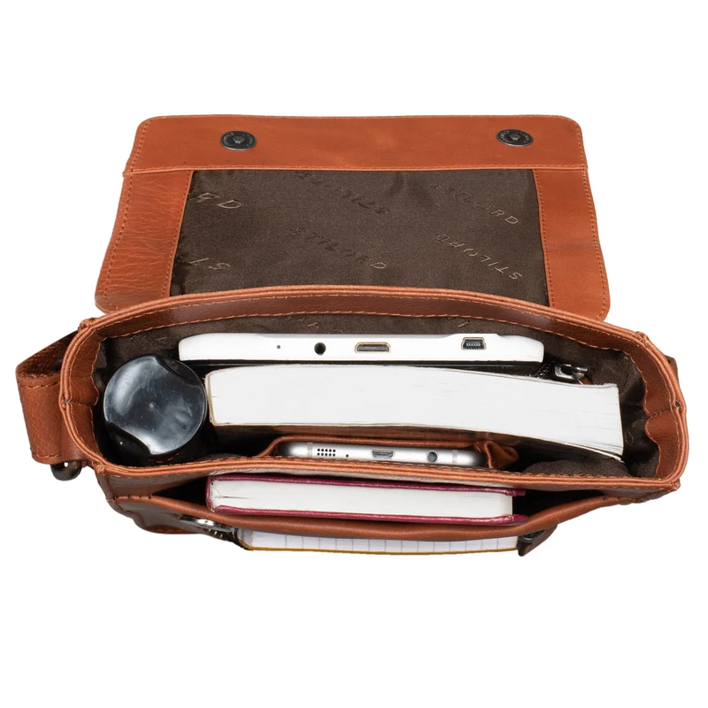 "Steve" Kleine Herren Tasche Leder