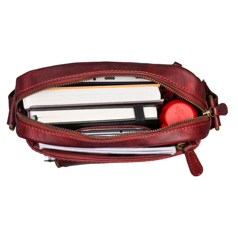 "Hawk" Männer Tasche Leder Klein