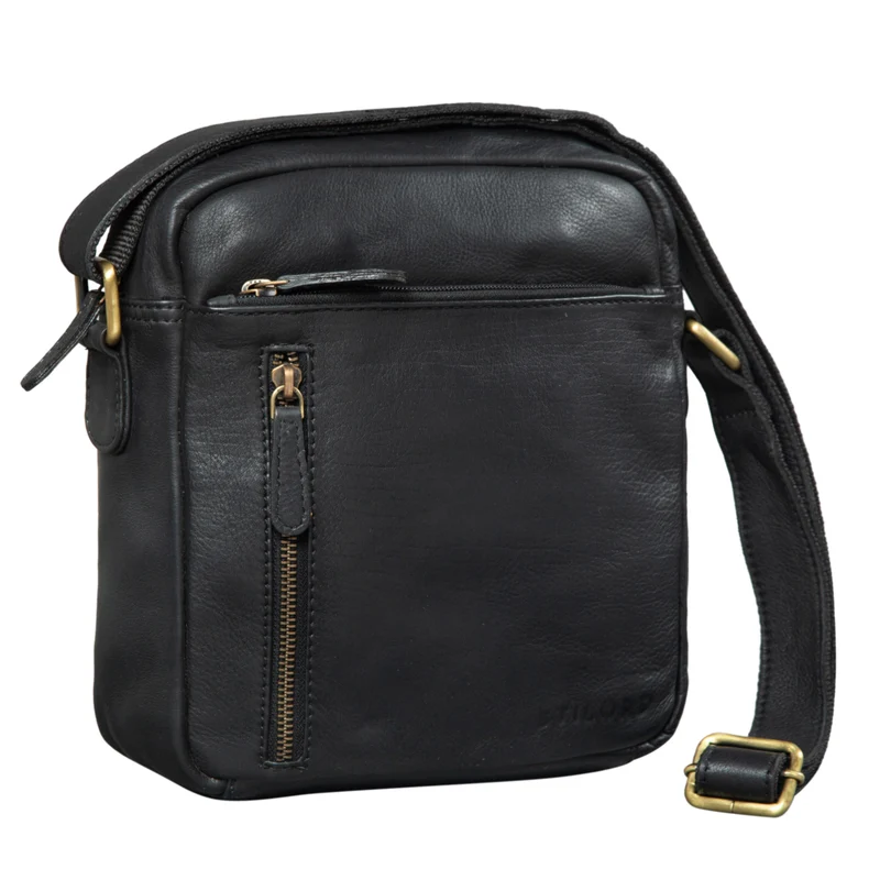"Hawk" Männer Tasche Leder Klein
