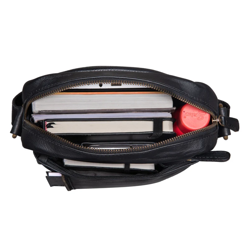 "Hawk" Männer Tasche Leder Klein