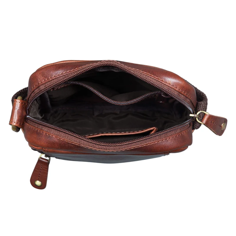 "Brandon" Herrenhandtasche Leder Umhängetasche