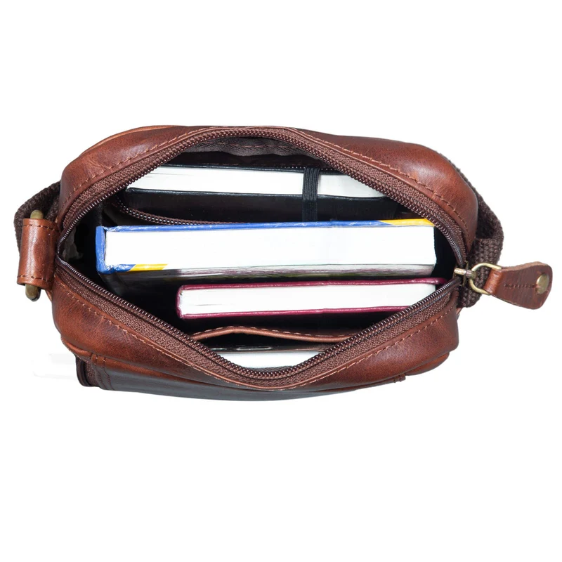 "Brandon" Herrenhandtasche Leder Umhängetasche