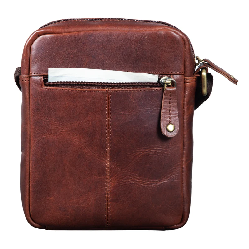 "Brandon" Herrenhandtasche Leder Umhängetasche
