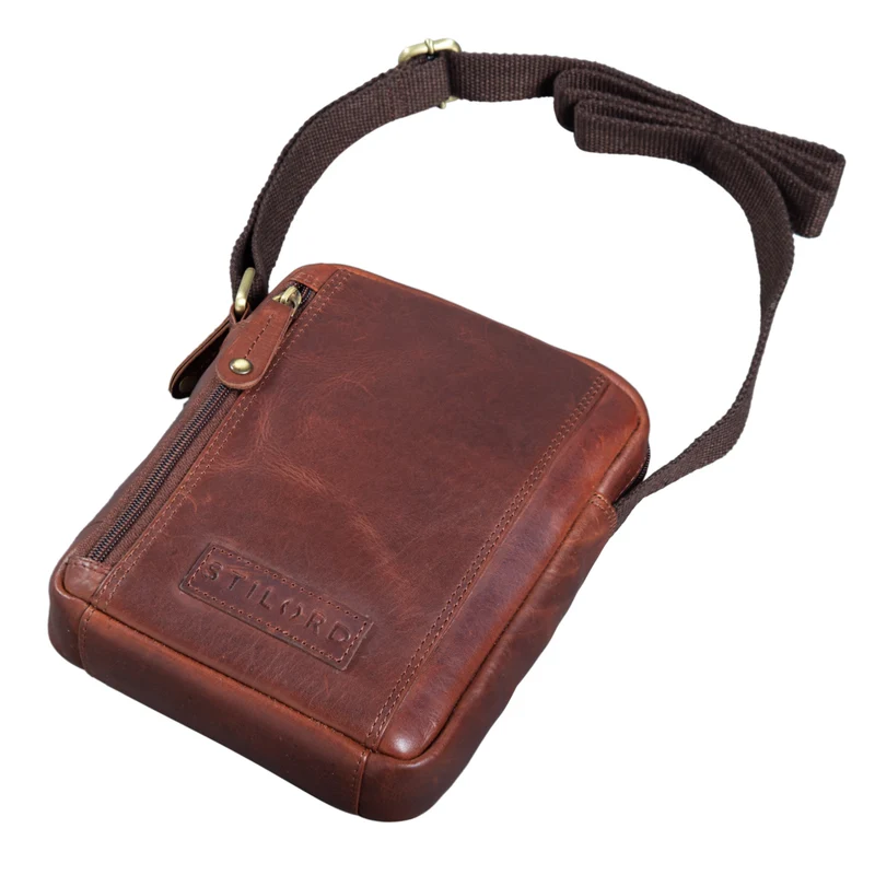 "Brandon" Herrenhandtasche Leder Umhängetasche