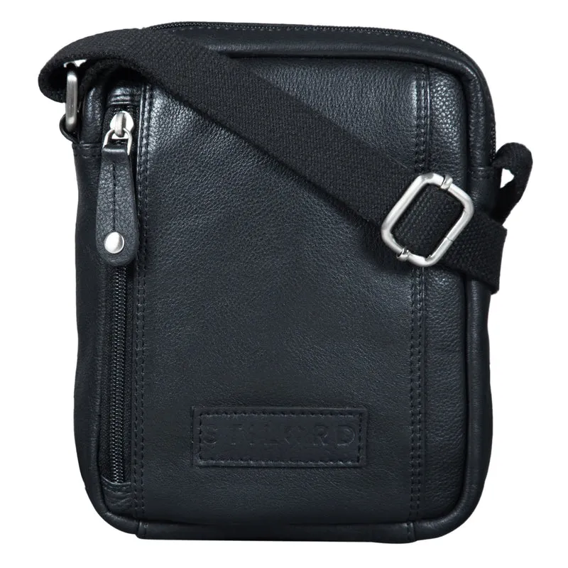 "Brandon" Herrenhandtasche Leder Umhängetasche