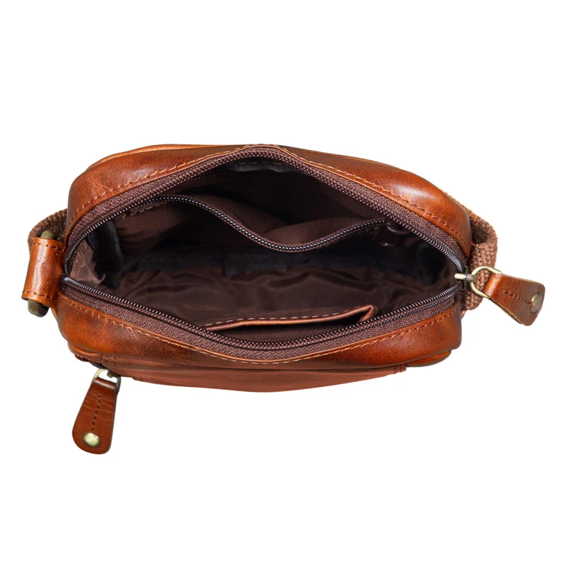"Brandon" Herrenhandtasche Leder Umhängetasche