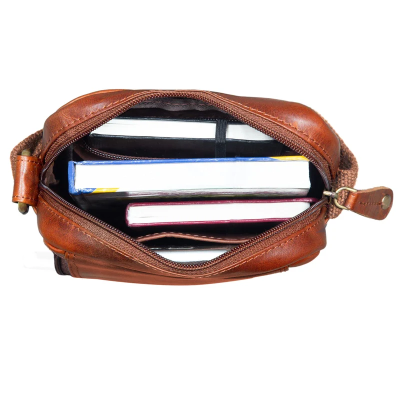"Brandon" Herrenhandtasche Leder Umhängetasche