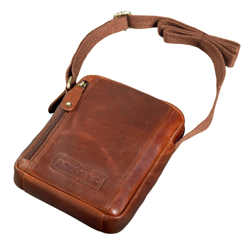 "Brandon" Herrenhandtasche Leder Umhängetasche