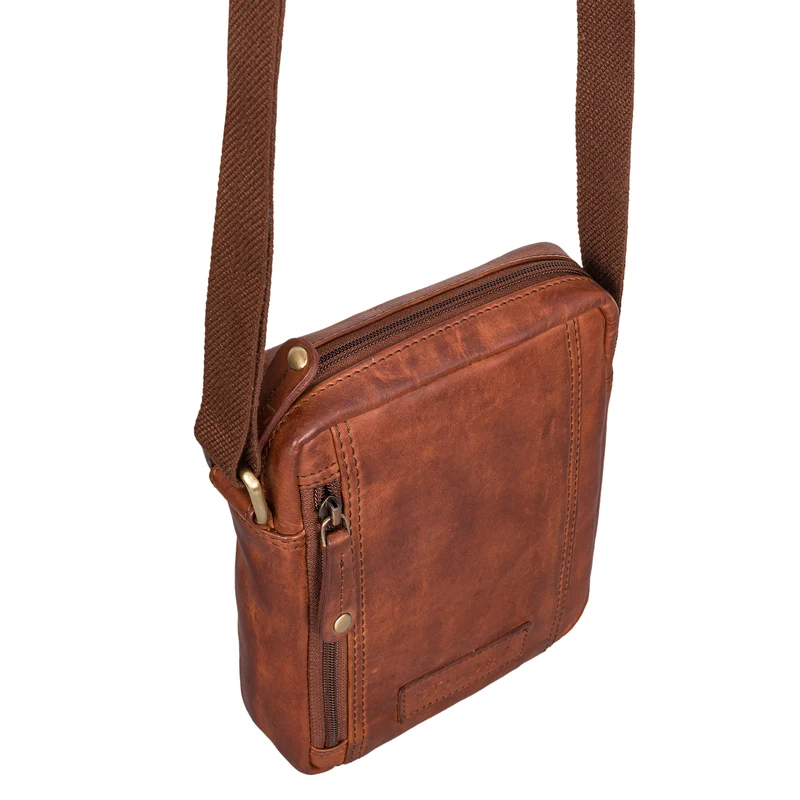 "Brandon" Herrenhandtasche Leder Umhängetasche
