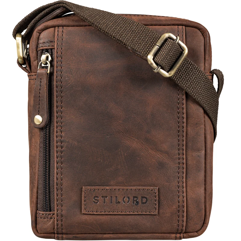 "Brandon" Herrenhandtasche Leder Umhängetasche