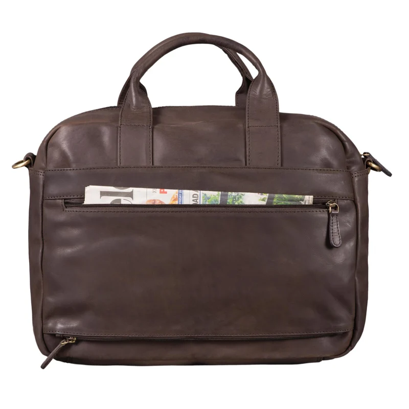 "Madrid" Vintage Businesstasche Leder