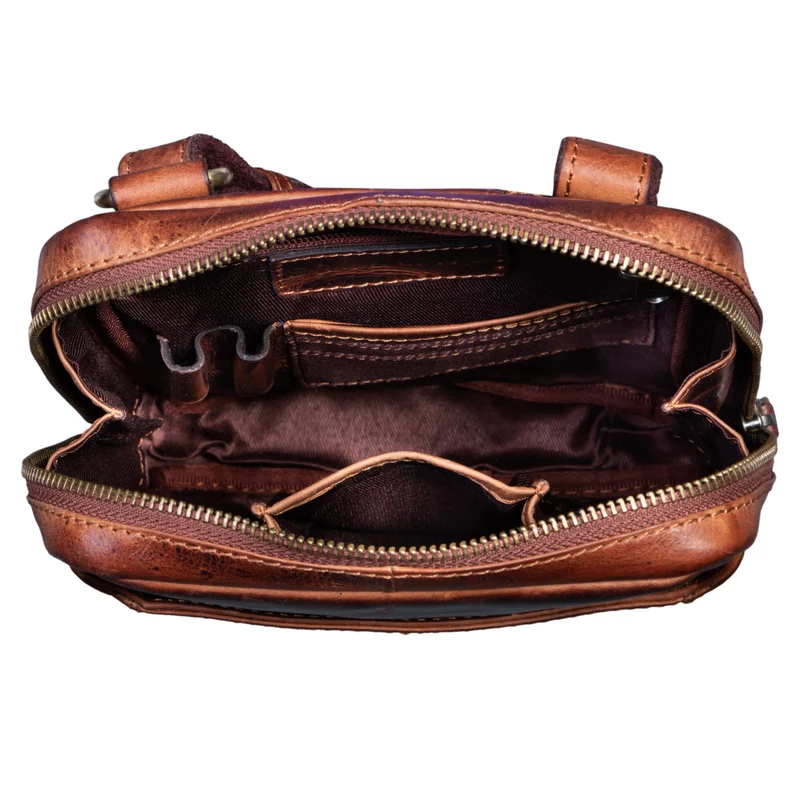 "Costa" Herrenhandtasche Leder Umhängetasche