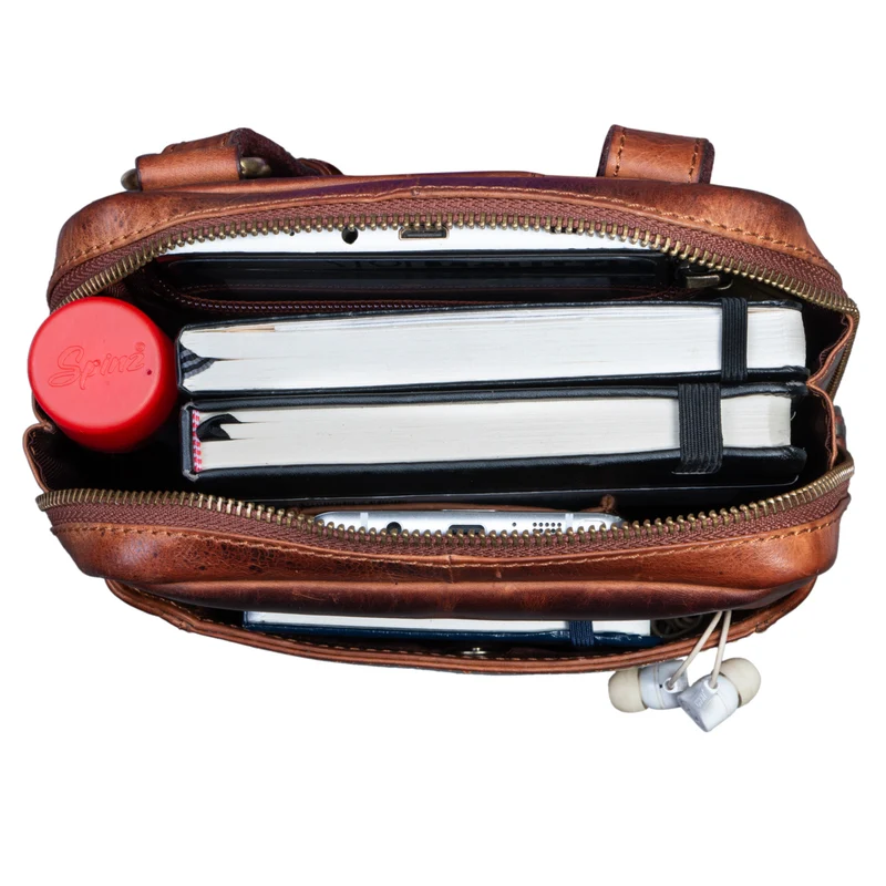 "Costa" Herrenhandtasche Leder Umhängetasche