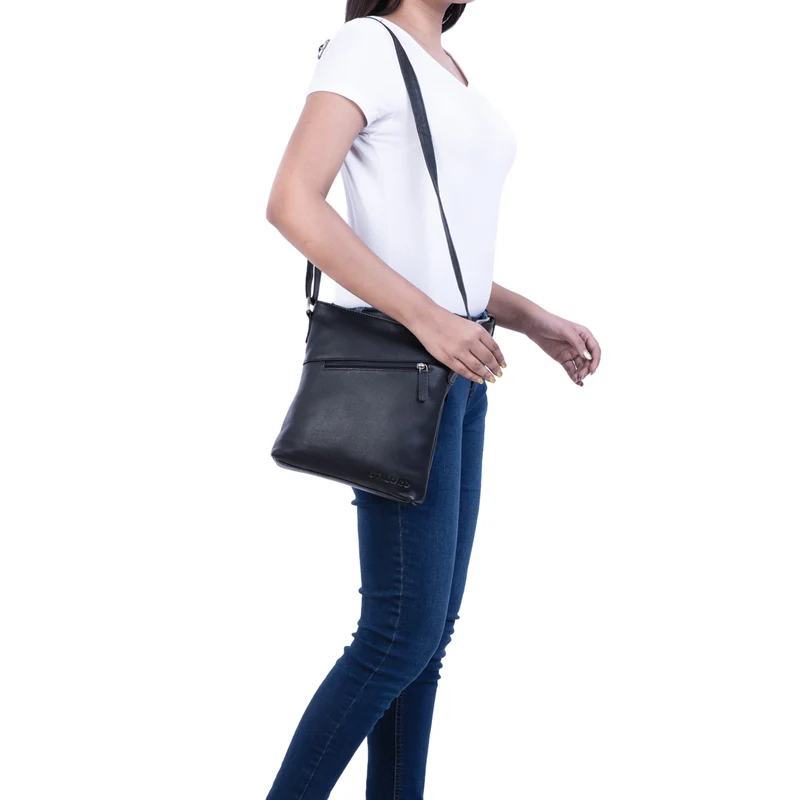 "Stella" Vintage Handtasche Damen Leder klein