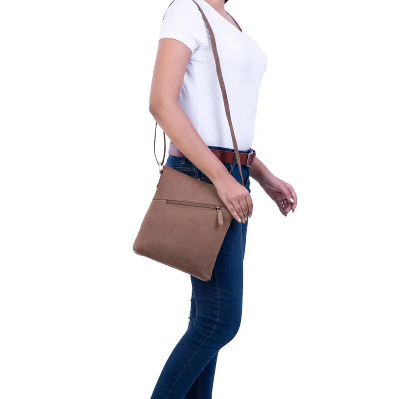 "Stella" Vintage Handtasche Damen Leder klein