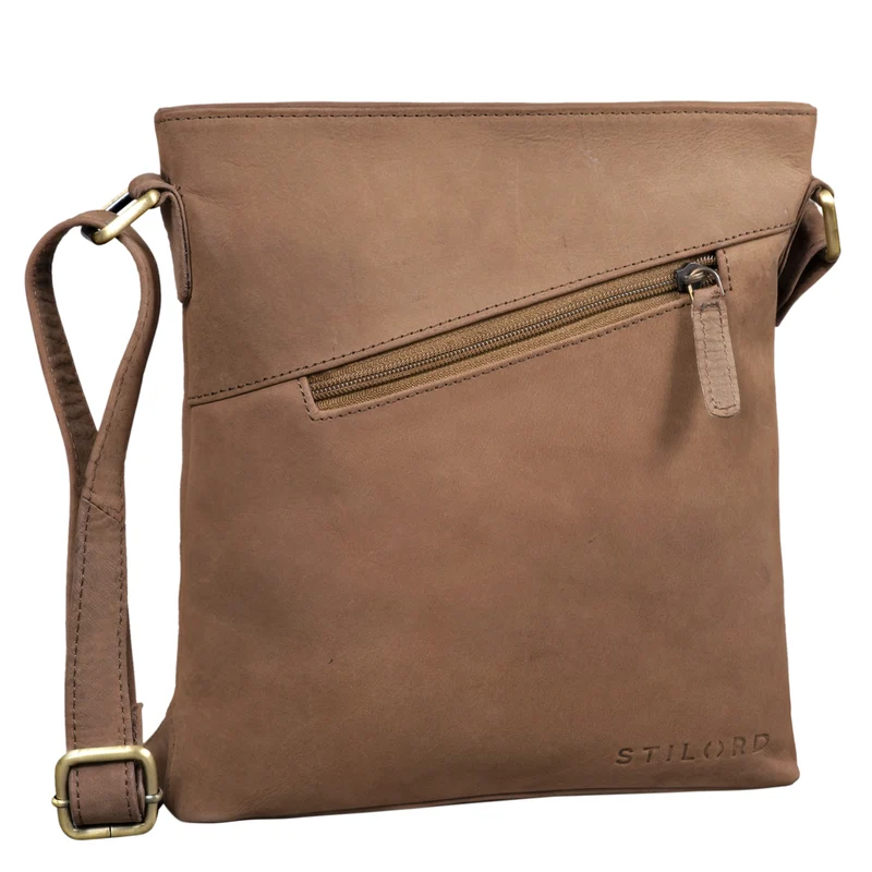 "Stella" Vintage Handtasche Damen Leder klein