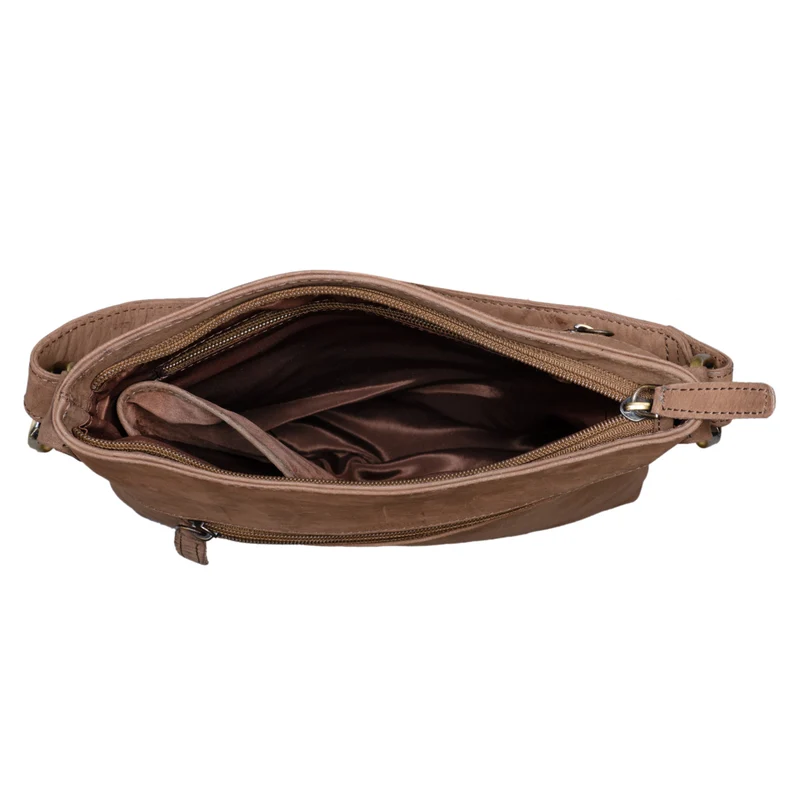 "Stella" Vintage Handtasche Damen Leder klein