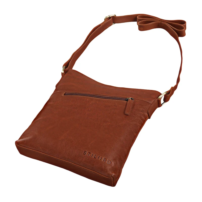 "Stella" Vintage Handtasche Damen Leder klein