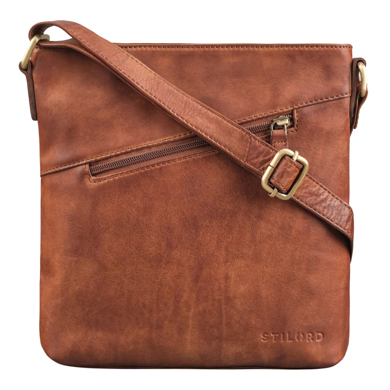 "Stella" Vintage Handtasche Damen Leder klein