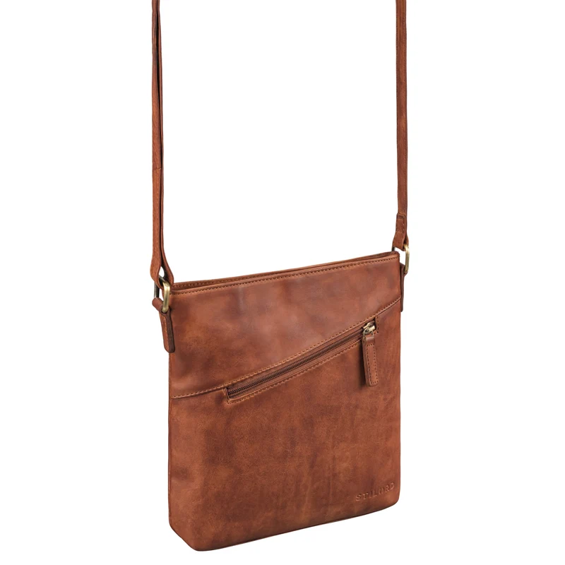 "Stella" Vintage Handtasche Damen Leder klein