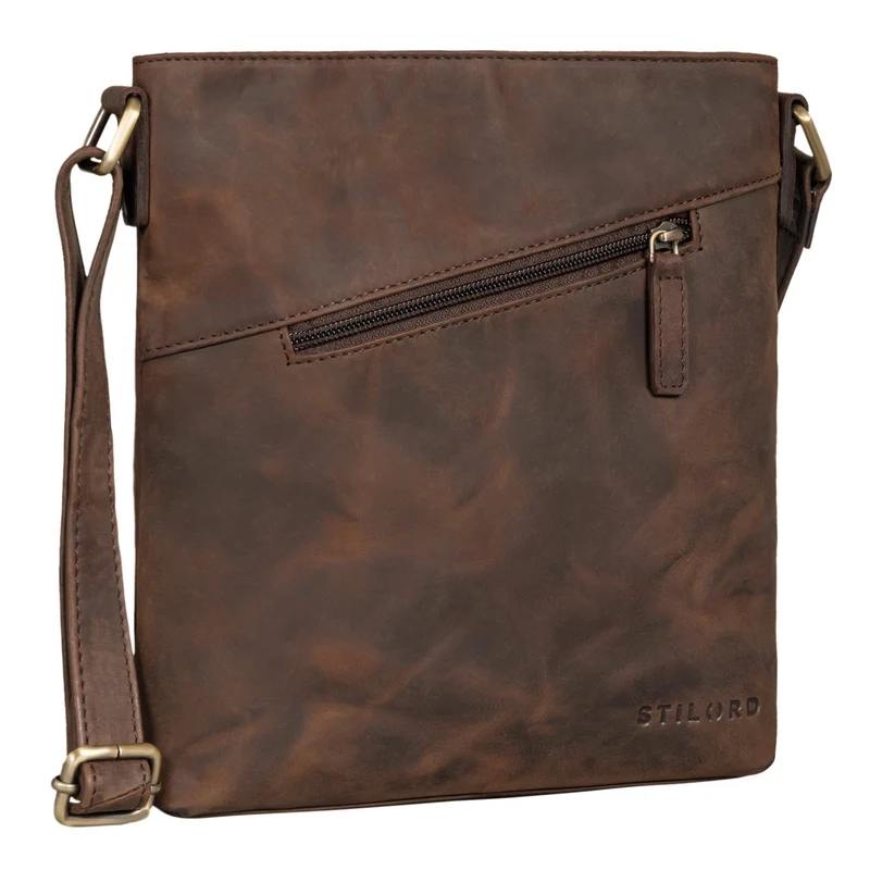 "Stella" Vintage Handtasche Damen Leder klein