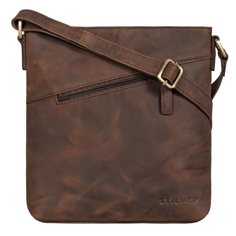 "Stella" Vintage Handtasche Damen Leder klein