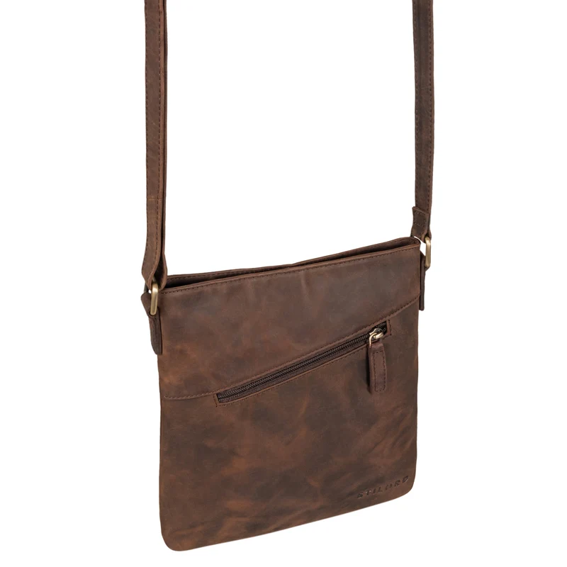 "Stella" Vintage Handtasche Damen Leder klein