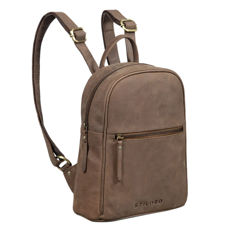 "Scarlett" Damen Rucksack Leder Klein