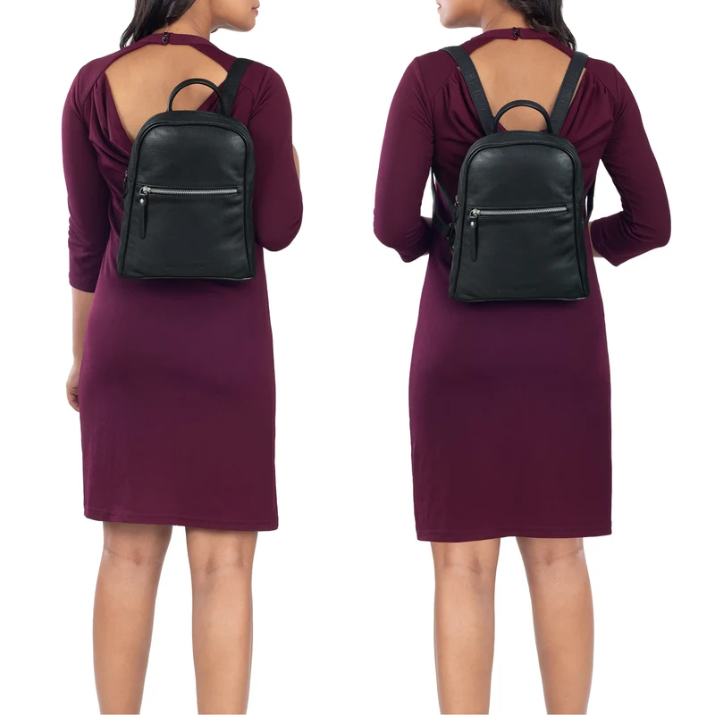 "Scarlett" Damen Rucksack Leder Klein