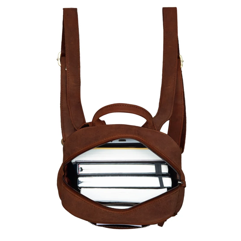"Scarlett" Damen Rucksack Leder Klein