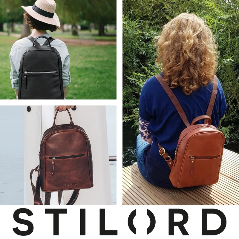 "Scarlett" Damen Rucksack Leder Klein