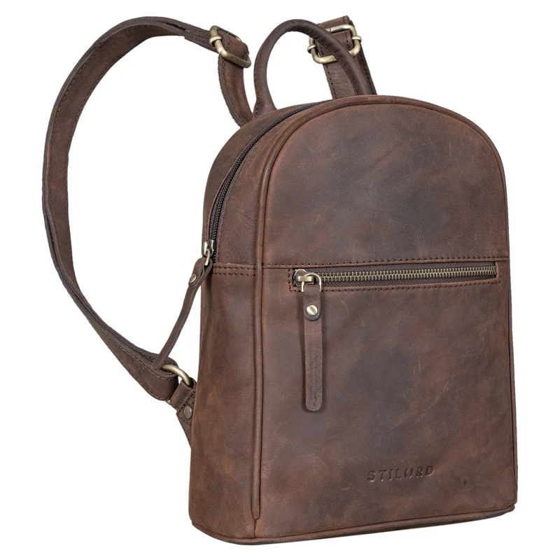 "Scarlett" Damen Rucksack Leder Klein