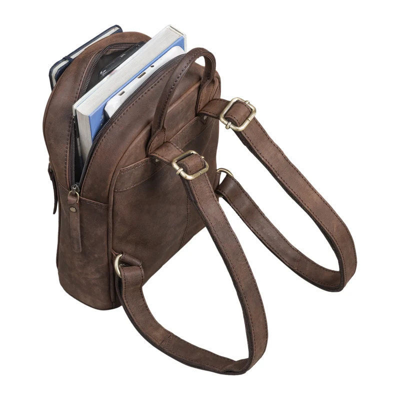 "Scarlett" Damen Rucksack Leder Klein