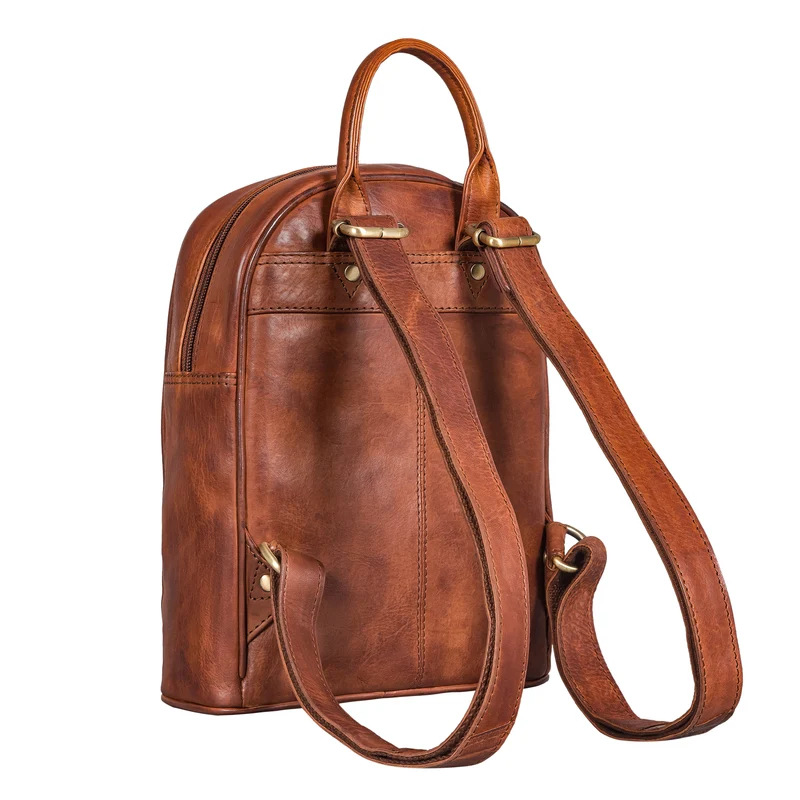 "Scarlett" Damen Rucksack Leder Klein
