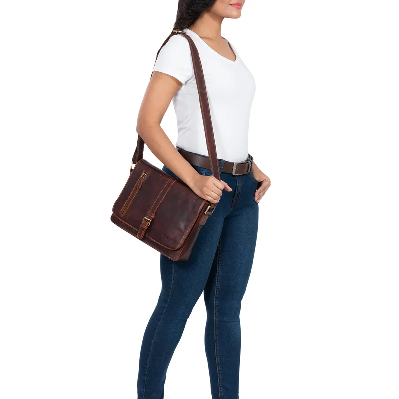 "Riley" Kleine Leder Tasche zum Umhängen