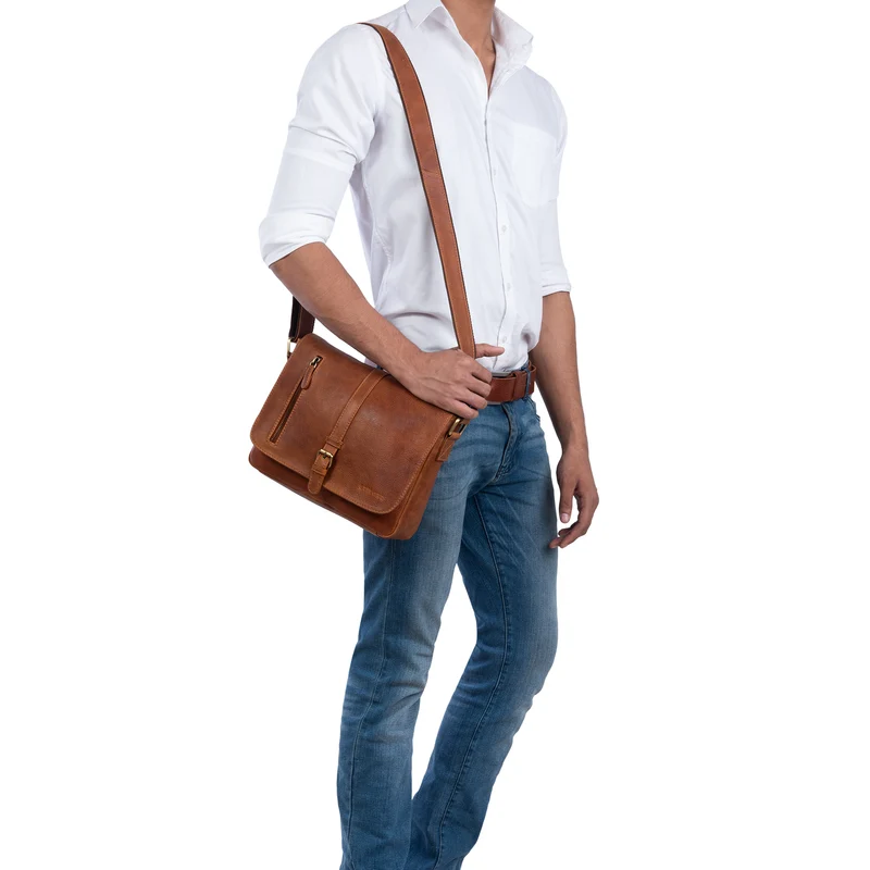 "Riley" Kleine Leder Tasche zum Umhängen