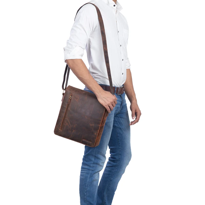 "Jones" Herrentasche Leder Mittel-Groß