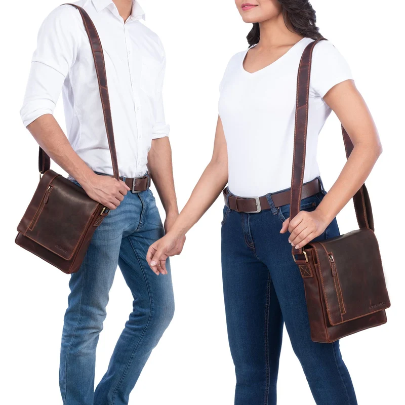 "Easton" Kleine Messenger Bag Echt Leder